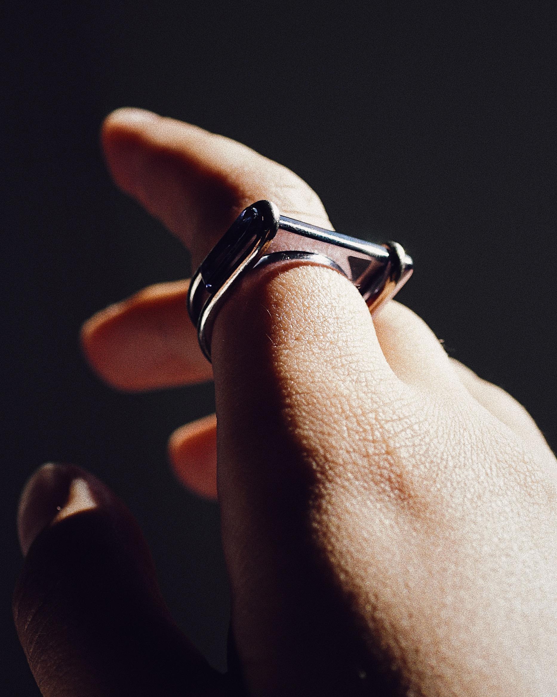 Seltenes „Exchange-Ring“-Set von Paul Derrez, 1975 (Nachkriegszeit)