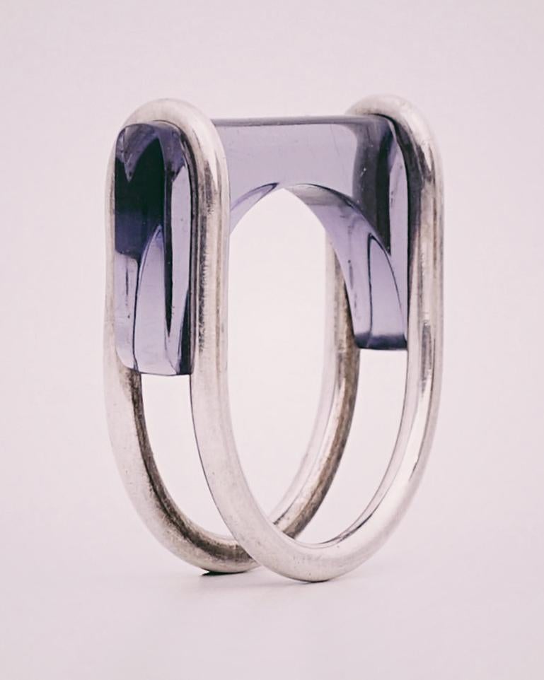 Seltenes „Exchange-Ring“-Set von Paul Derrez, 1975 im Zustand „Gut“ in Paris, FR