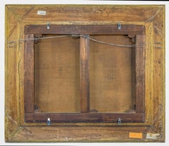 Personnages au bord de la Loire. Barbizon school.