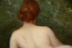 19th Century painting of a Reclining Nude Woman