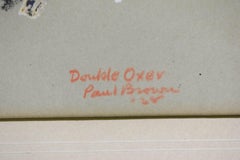 "Double Over" Saltimbanco Gouache di Paul Desmond Brown (1893-1958)