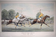 American Polo Scenes Down The Field 1930 Paul Brown