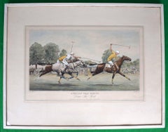 American Polo Scenes Down The Field 1930 Paul Brown