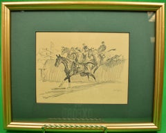 "Clearing The Fence" 1944 by Paul Brown for Brooks Brothers