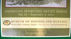 "Paul Brown Artist And Illustrator" 2001 Museum Of Hounds And Hunting Poster