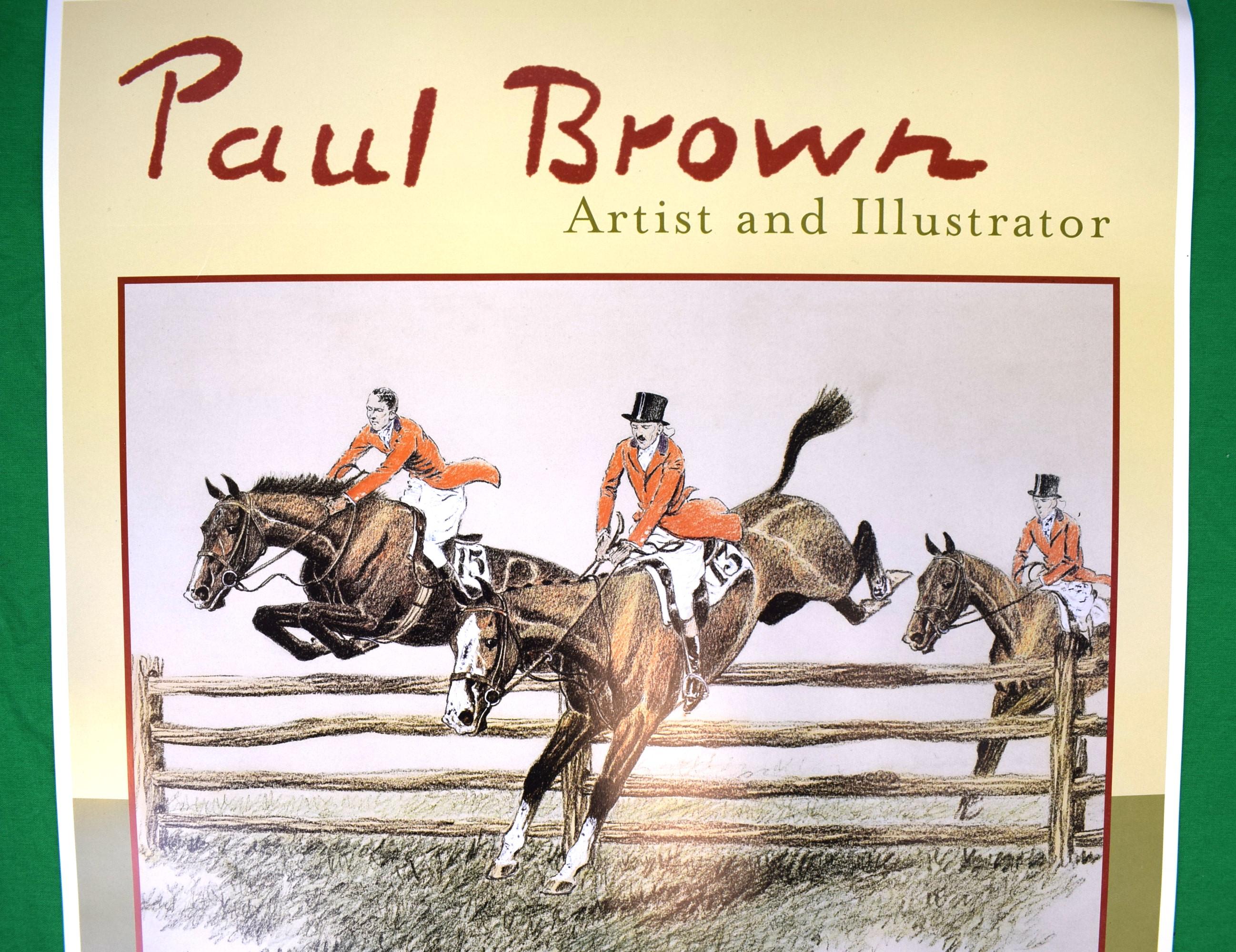 Affiche du musée Paul Brown, artiste et illustrateur, 2001 en vente 1