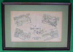 Vintage Paul Brown x Brooks Brothers "Sport Is Where You Find It" Advertising Lithograph