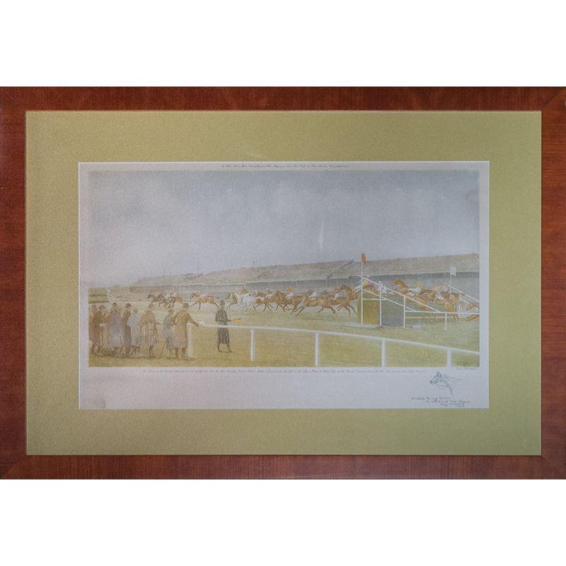 "The Chair In The Grand National Of 1934 At Aintree" - Print by Paul Desmond Brown