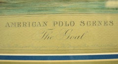 "The Goal" American Polo Scenes 1930 by Paul Brown for The Derrydale Press