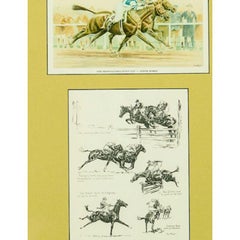 The Pennsylvania Hunt Cup-White Marsh 1930 Proof-Plate by Paul Brown for The Der