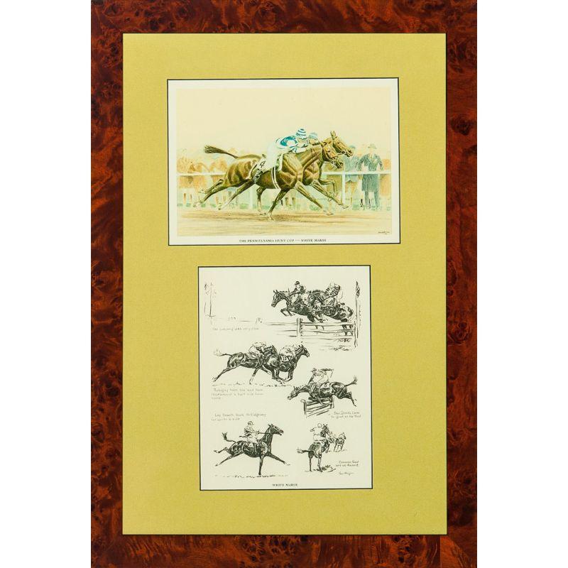 The Pennsylvania Hunt Cup-White Marsh 1930 Proof-Plate by Paul Brown for The Der - Print by Paul Desmond Brown