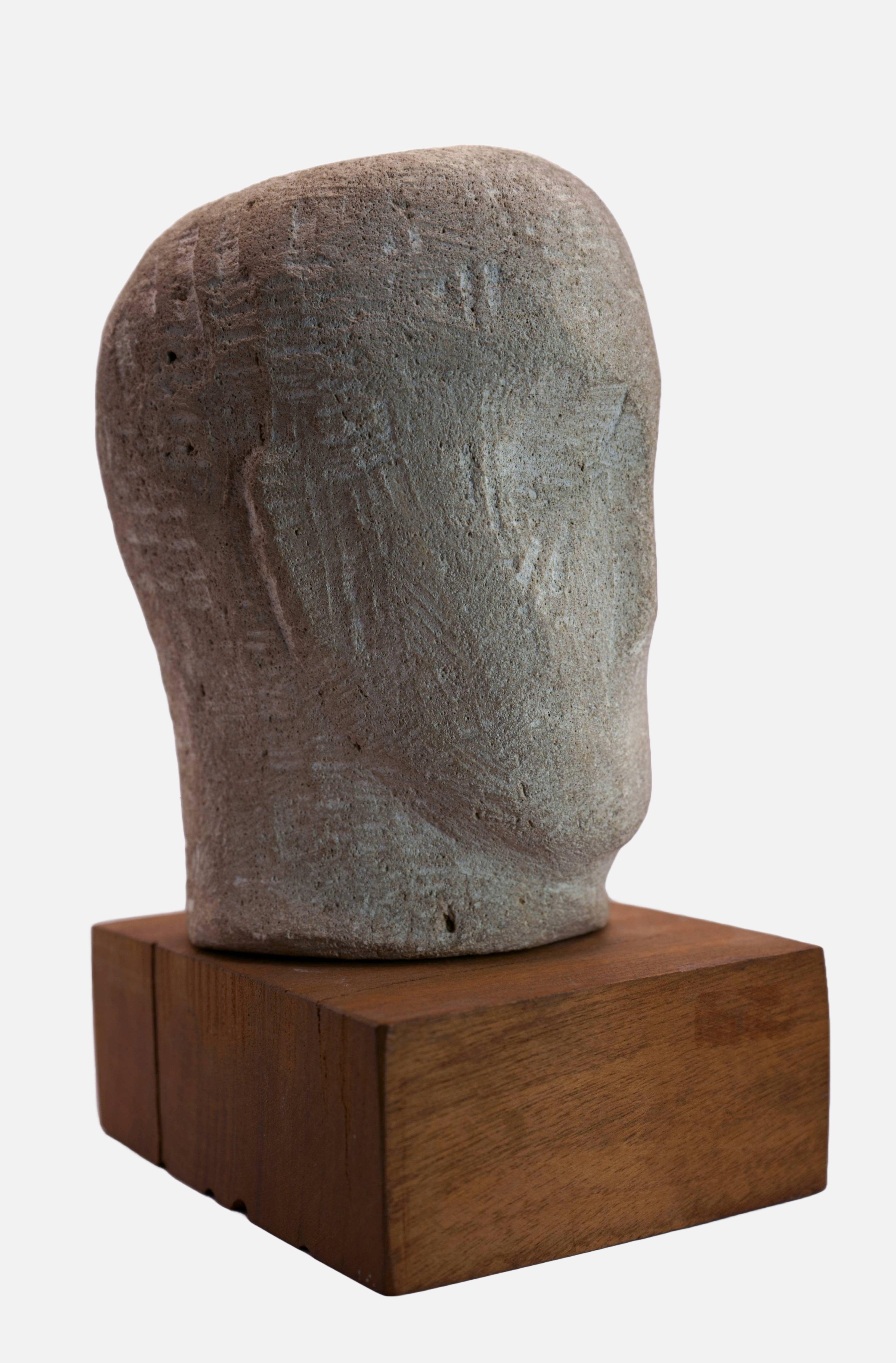 Archaic Head / - Shaped Originality - - Sculpture by Paul Dierkes