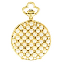 Paul Ditisheim. Ein Gold Seed Pearl Set Fob Uhr C1880
