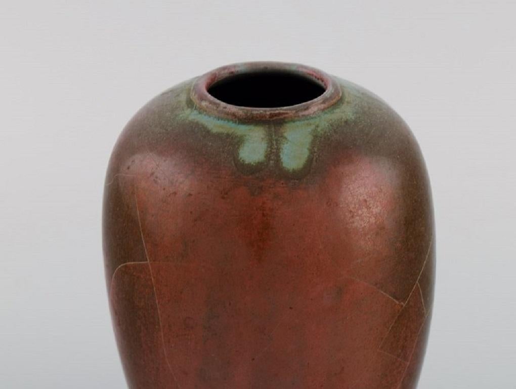 Paul Dressler for Grotenburg, Germany, Two Vases in Glazed Stoneware, 1940s For Sale 1
