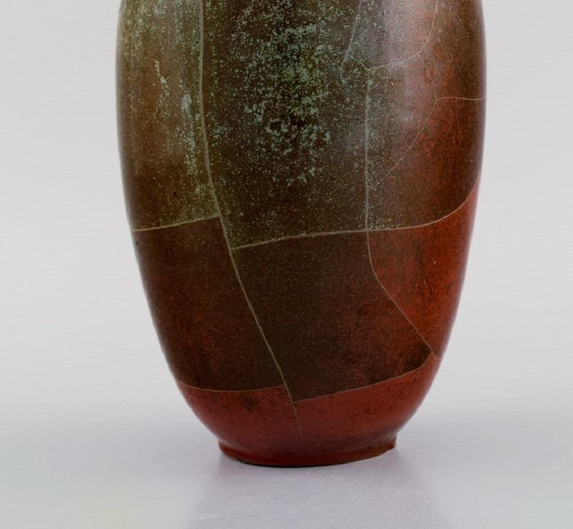 Paul Dressler for Grotenburg, Germany, Two Vases in Glazed Stoneware, 1940s For Sale 3