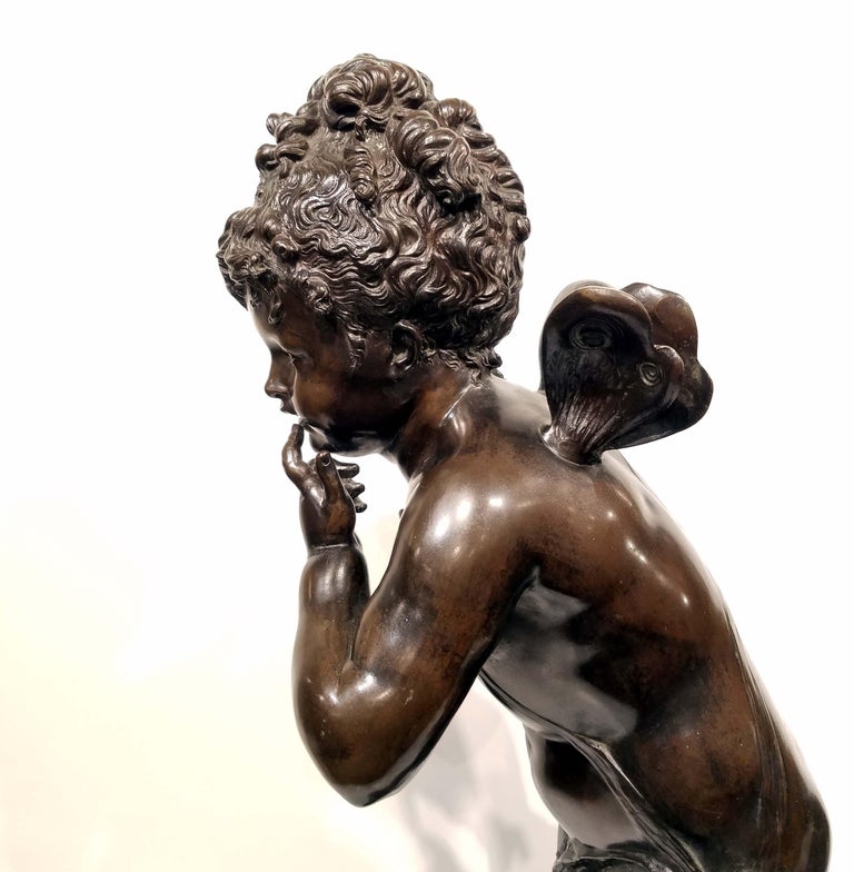 Paul Dubois Bronze Sculpture of a Ferry For Sale at 1stDibs