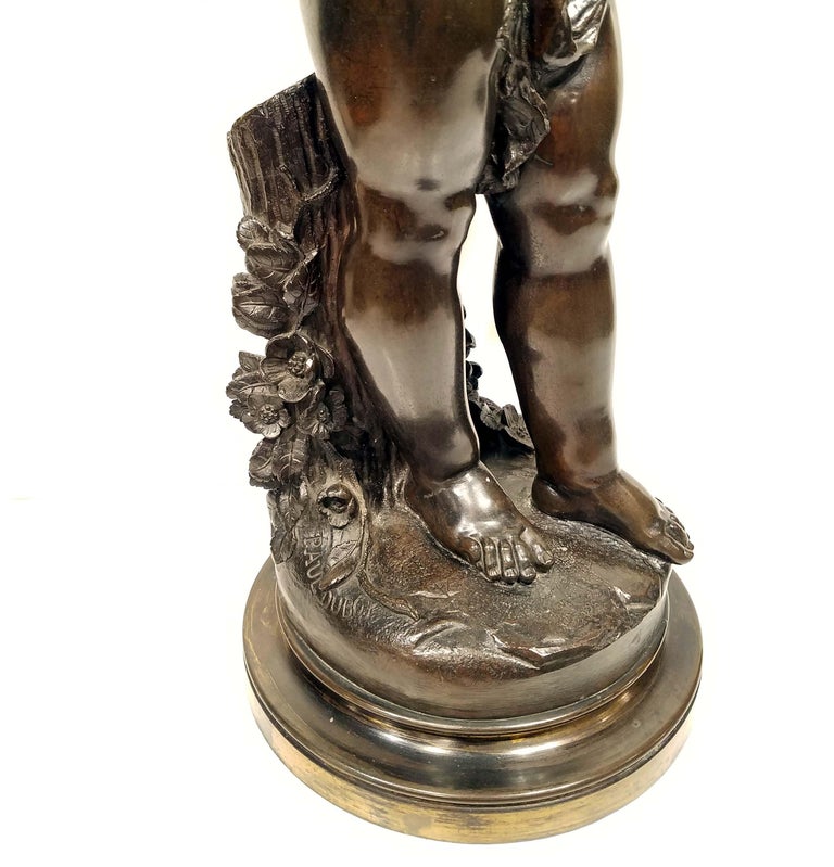 Paul Dubois Bronze Sculpture of a Ferry For Sale at 1stDibs