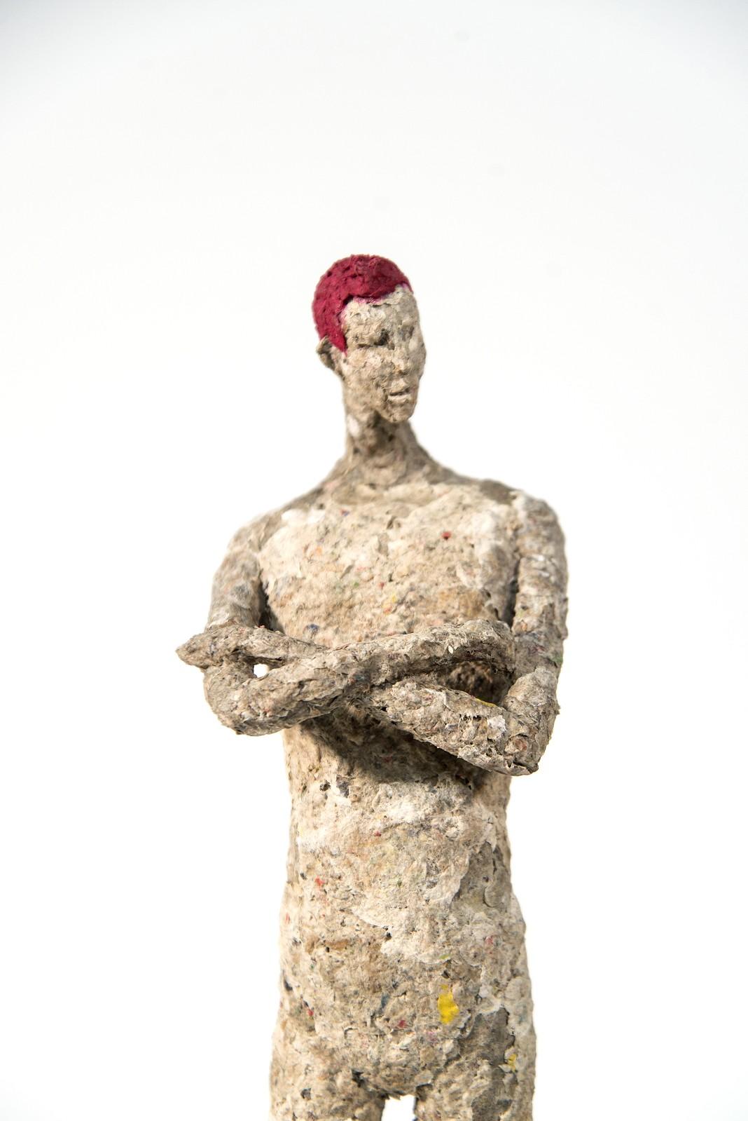 paper mache figure sculpture