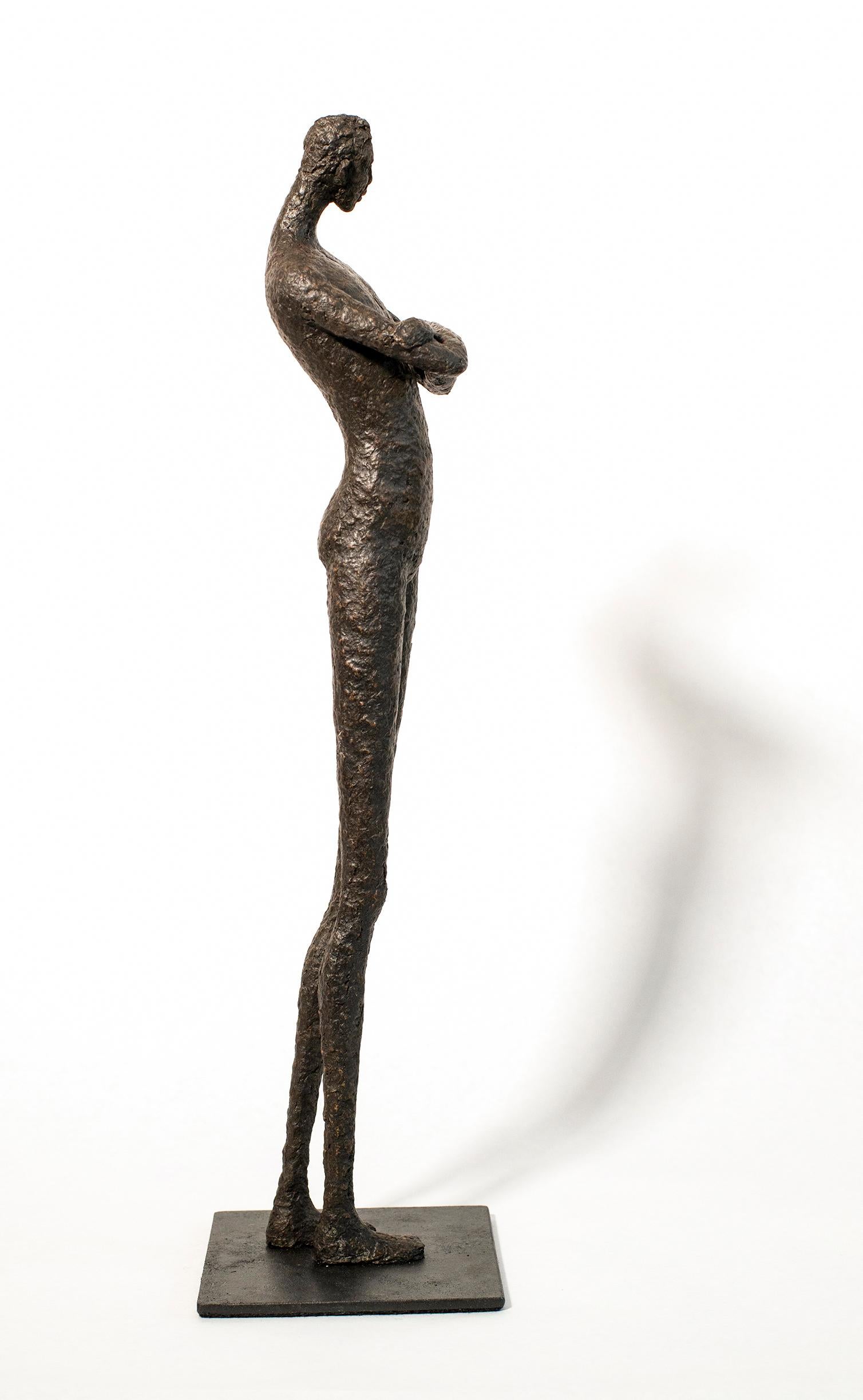 Norbert - zeitgenössisch,  figurativ, männlich, Skulptur aus Pappmaché und Draht (Zeitgenössisch), Sculpture, von Paul Duval