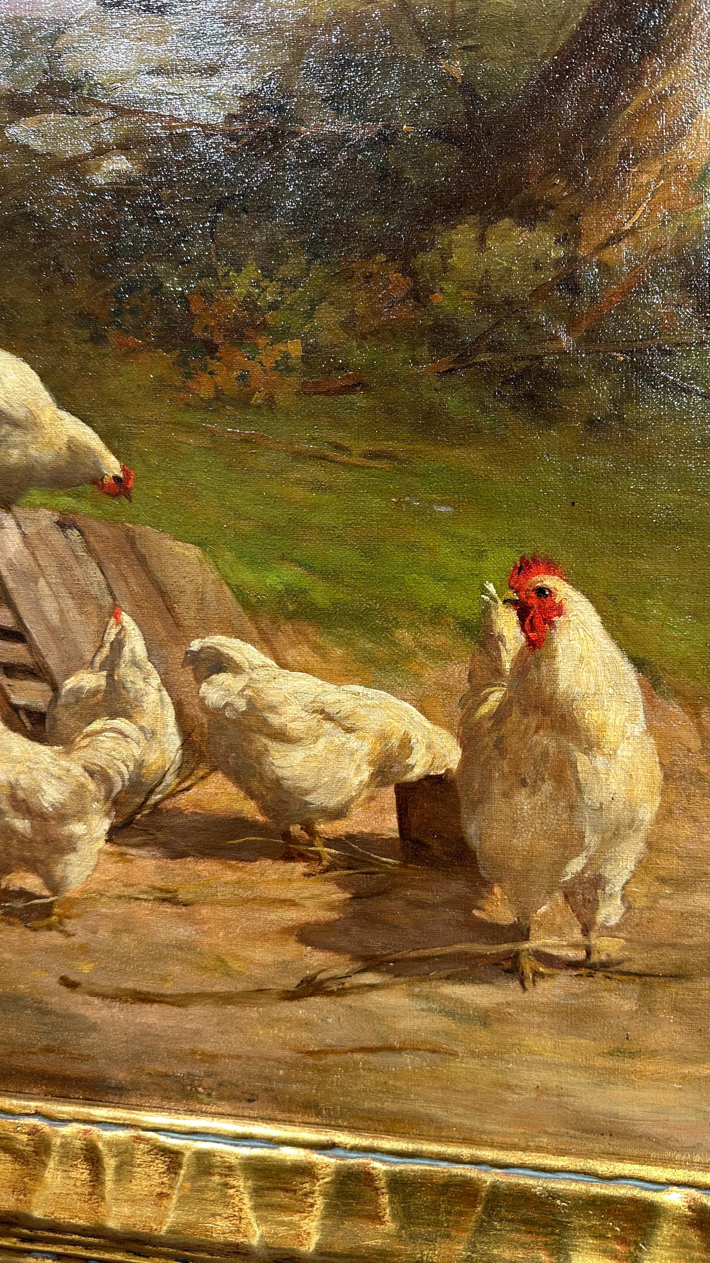 Scheune Buddies (Amerikanischer Impressionismus), Painting, von Paul E. Harney Jr.