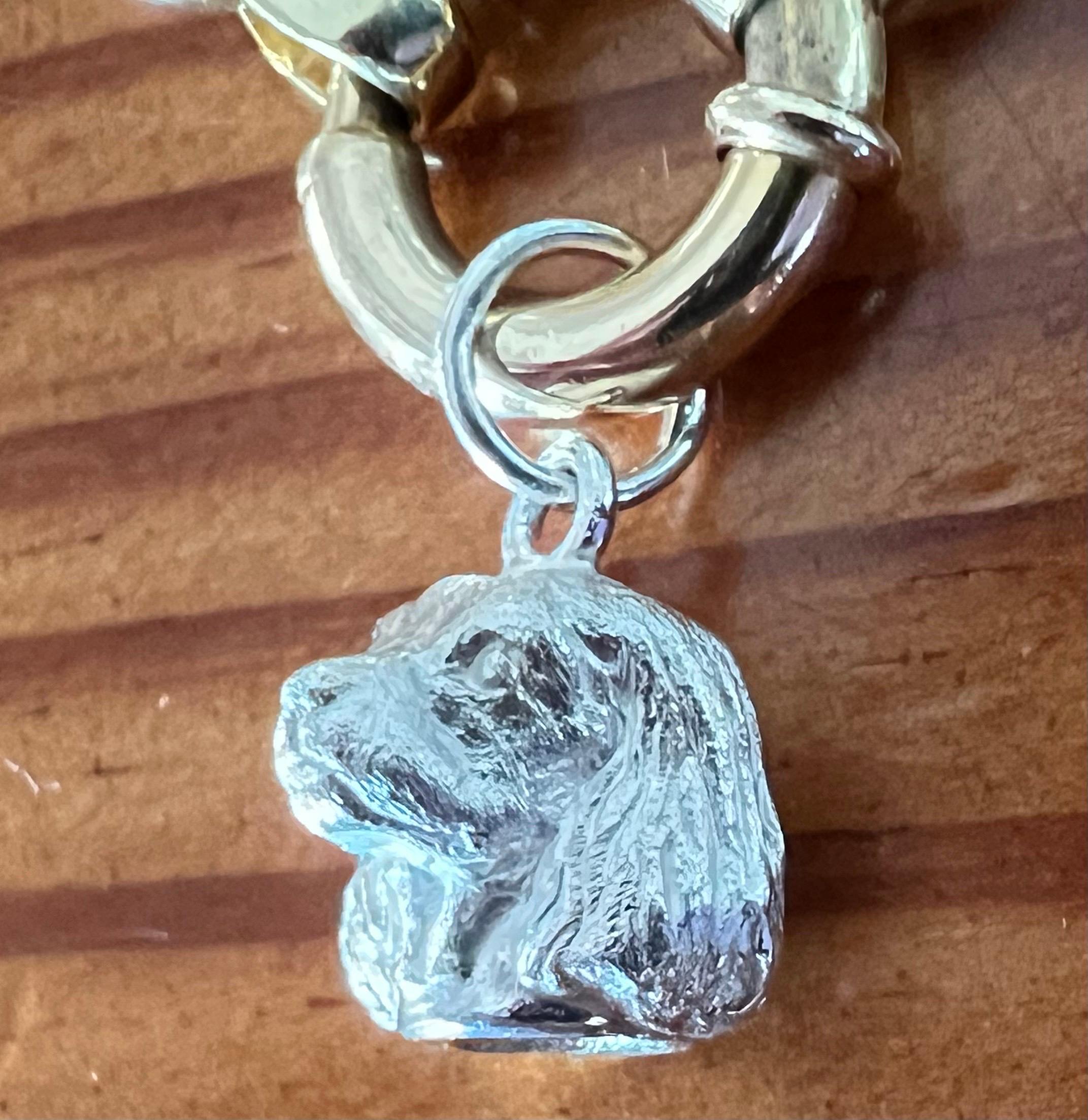 Paul Eaton Cavalier Miniature King Charles Spaniel - Charm o ciondolo in argento In condizioni Nuovo in vendita a Charleston, SC