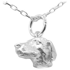 Paul Eaton Sculpted German Shorthair Pointer Sterling Silver Charm or Pendant
