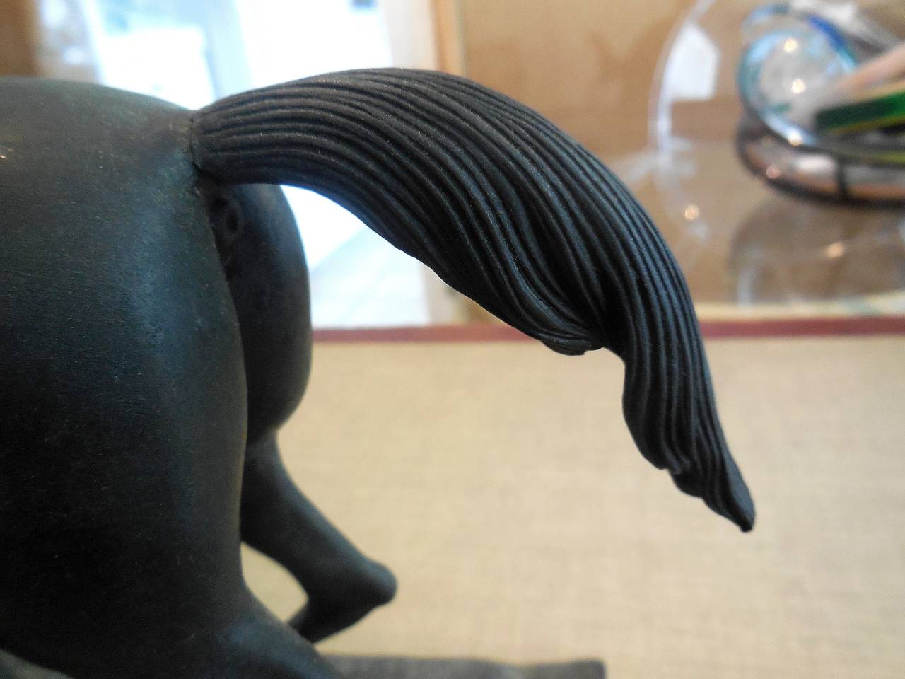 Scultura in bronzo di cavallo da corsa francese Thoroughbred Deco in vendita 1