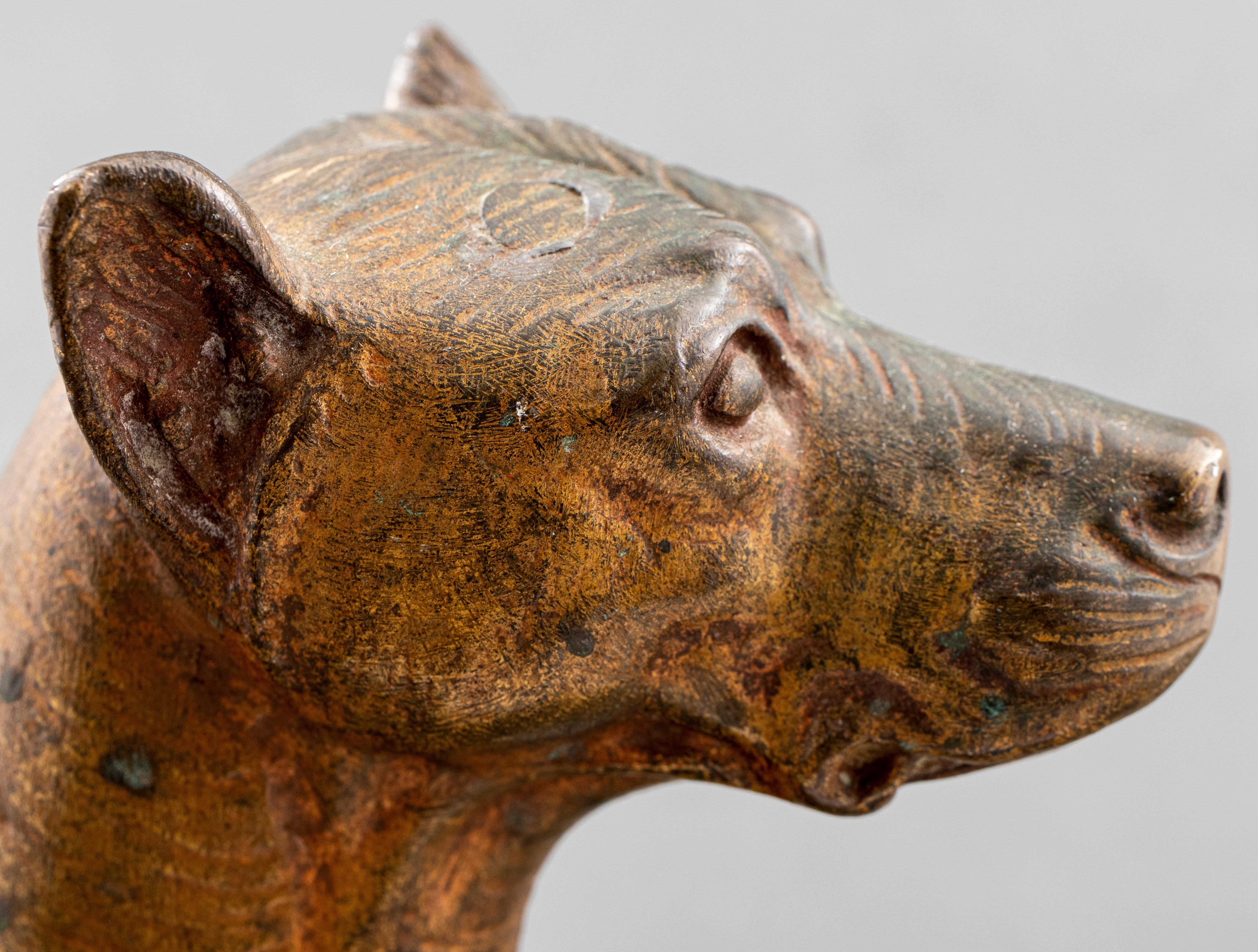 Paul-Édouard Delabrièrre Signierter Hund aus Bronze im Angebot 5