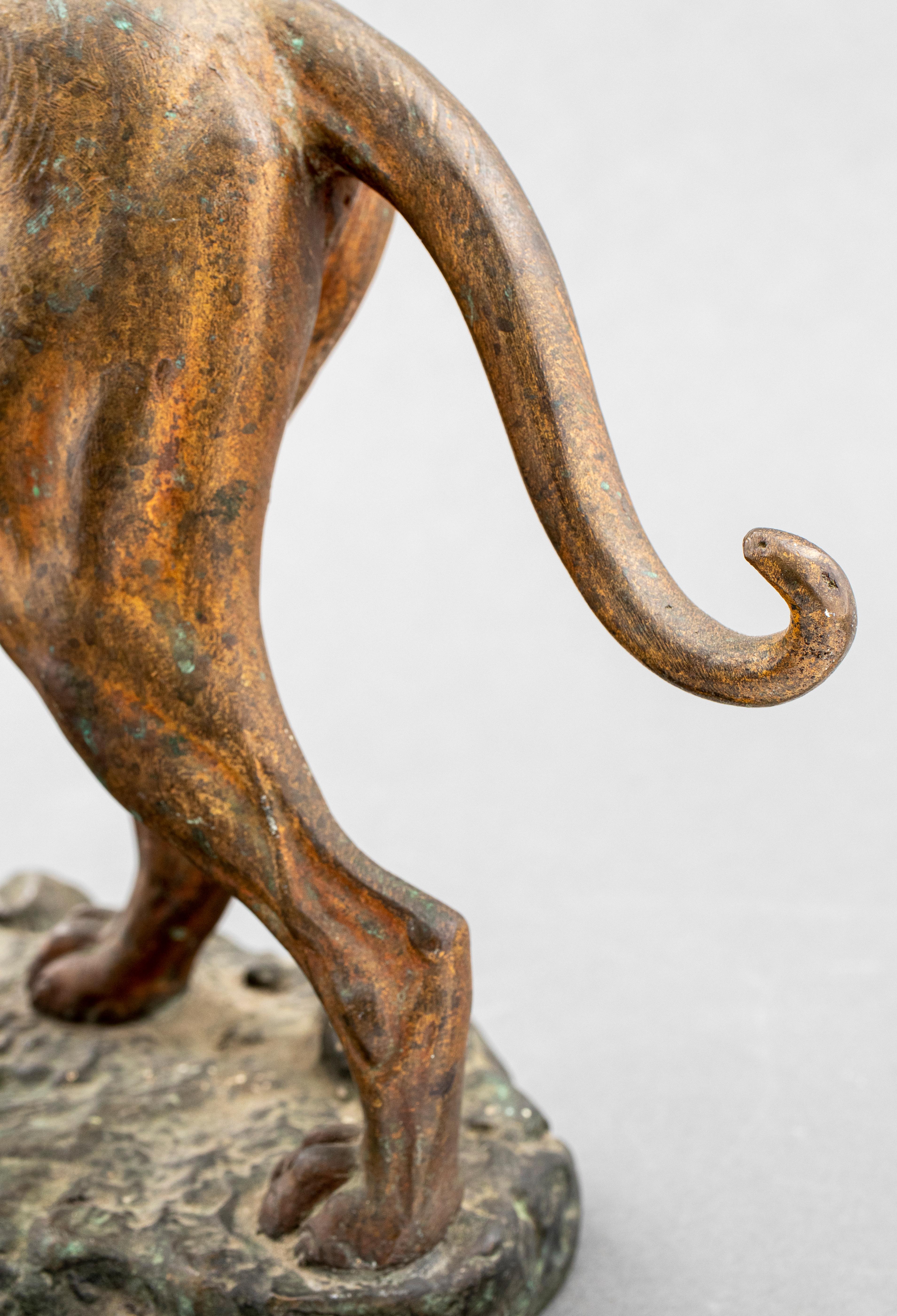 Paul-Édouard Delabrièrre Signed Bronze Dog For Sale 5