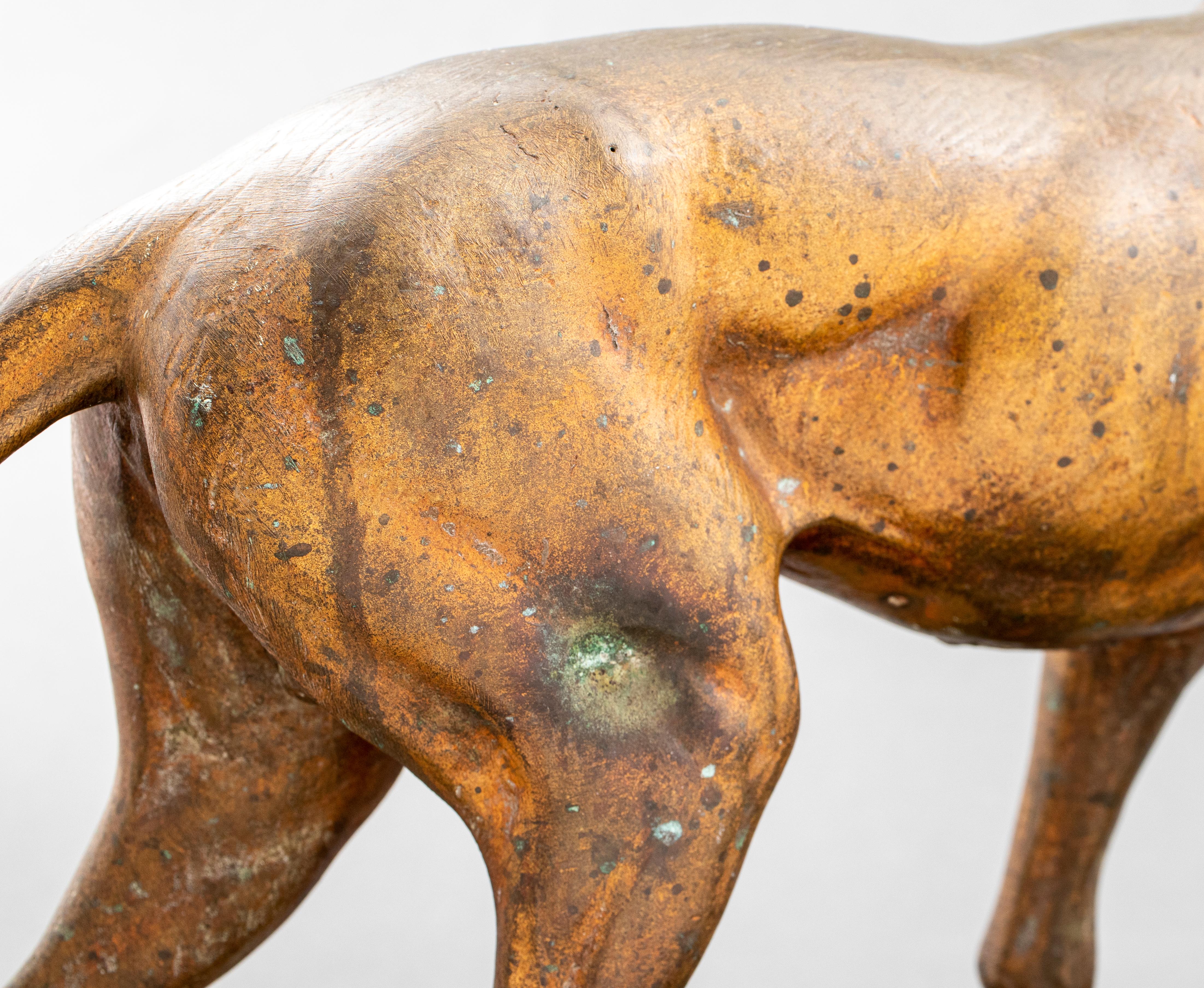 Paul-Édouard Delabrièrre Signed Bronze Dog For Sale 6