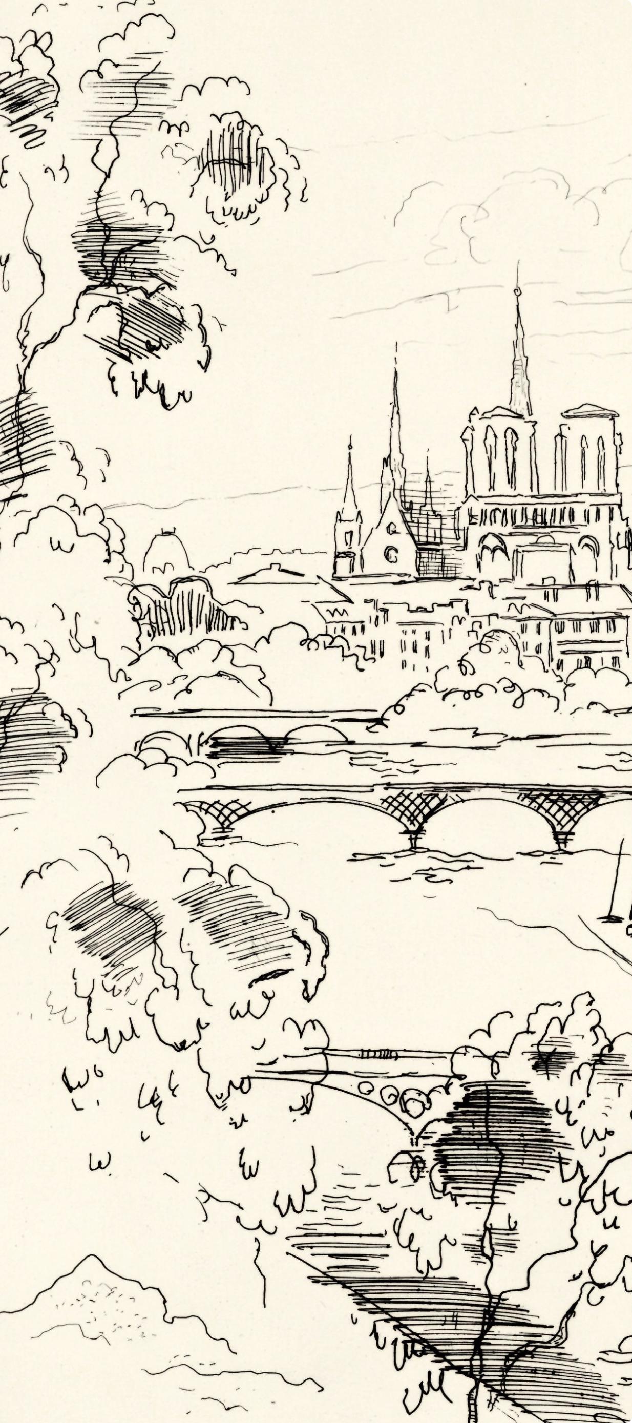 Seine, berceau de Paris, A La gloire à Paris, Paul-Élie Gernez For Sale 2