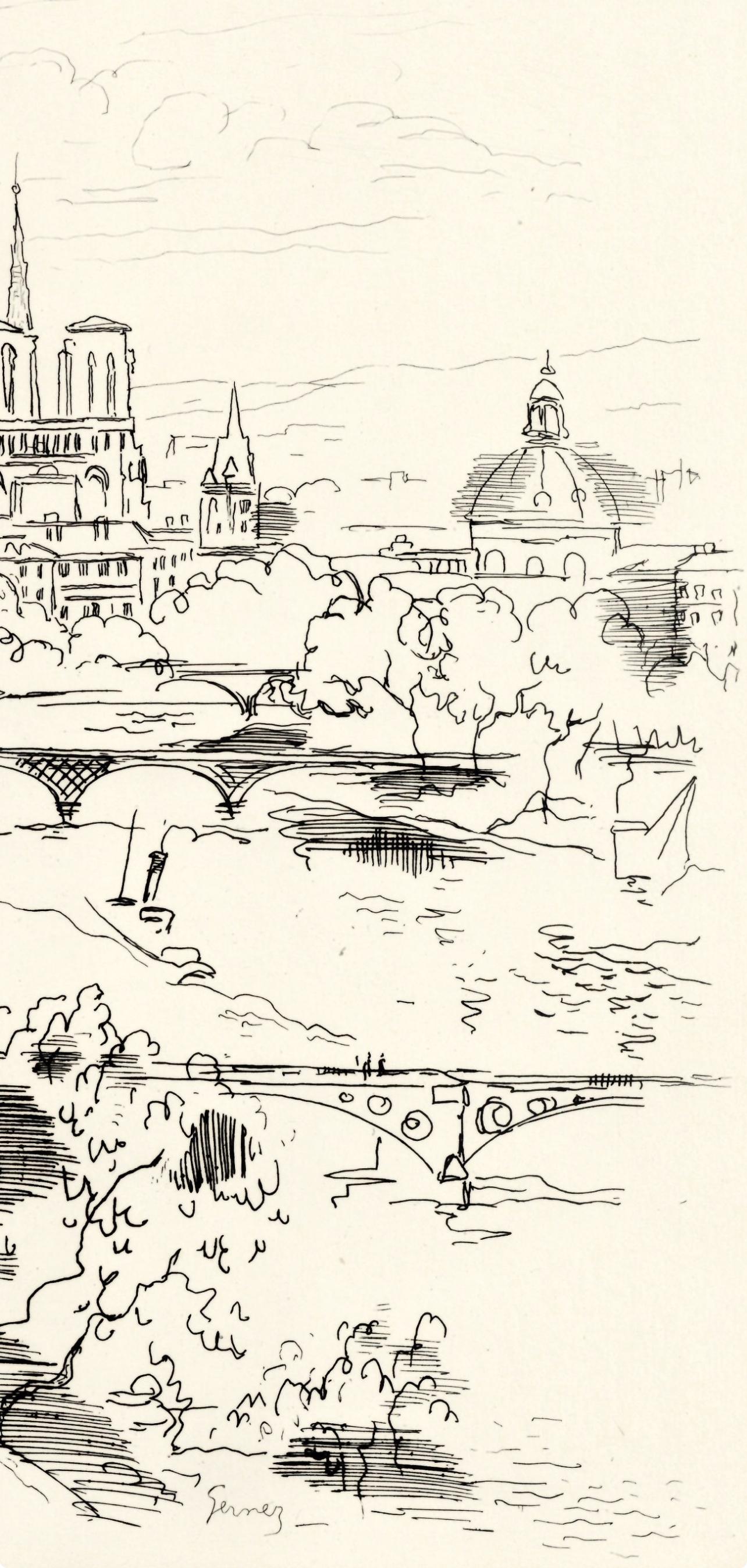 Seine, berceau de Paris, A La gloire à Paris, Paul-Élie Gernez For Sale 3