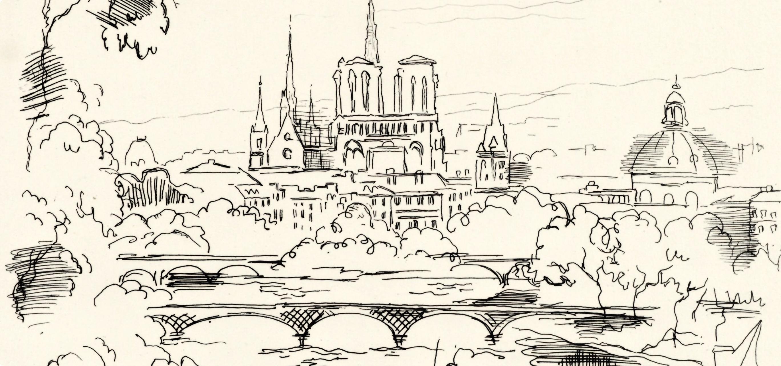 Seine, berceau de Paris, A La gloire à Paris, Paul-Élie Gernez For Sale 4