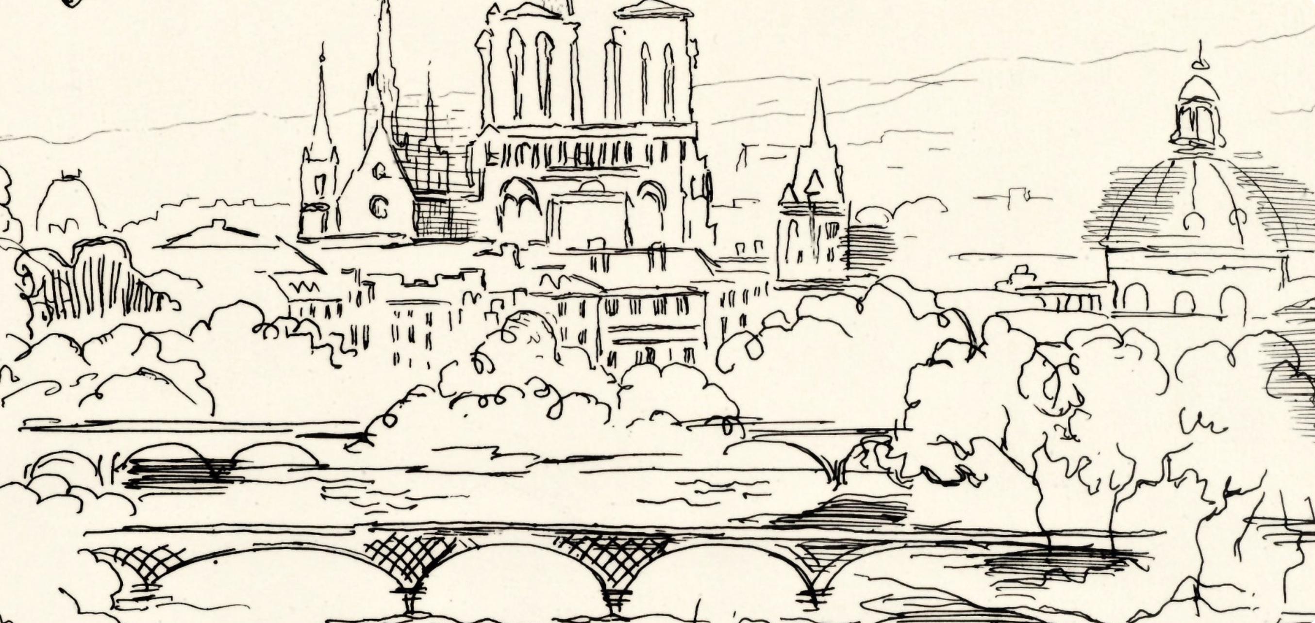 Seine, berceau de Paris, A La gloire à Paris, Paul-Élie Gernez For Sale 5