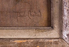 A beautiful 19th Century French oil study of a maiden by Paul Emile Chabas