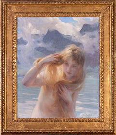 'Angel of the morning', beautiful summer scene by Paul Emile Chabas, French