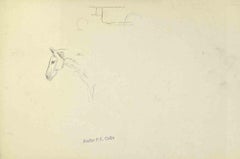 The Horse - Drawing by Paul Emile Colin - Mid-20th Century