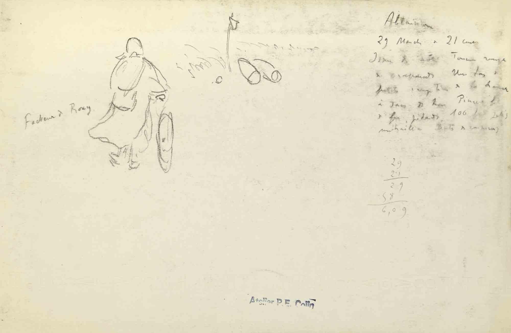 The Rider is a drawing realized by Paul Emile Colin in the mid 20th Century.

Carbon Pencil on ivory-colored paper

Stamped on the lower.

Good conditions with slight foxing.

The artwork is realized through deft expressive strokes.