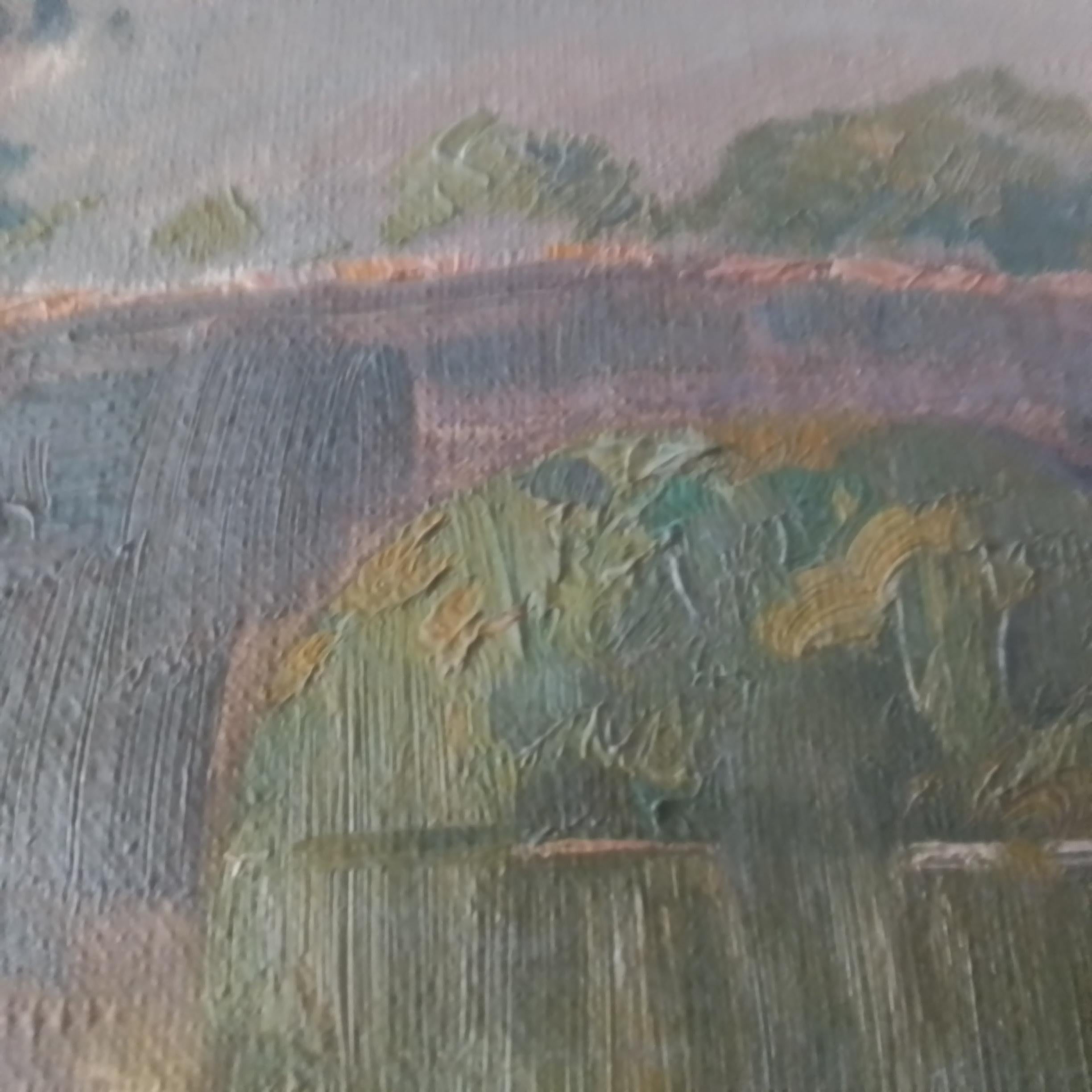 Quadro d'arte francese d'epoca di Paul Emile Lecomte - Olio su tela, firmato in vendita 10
