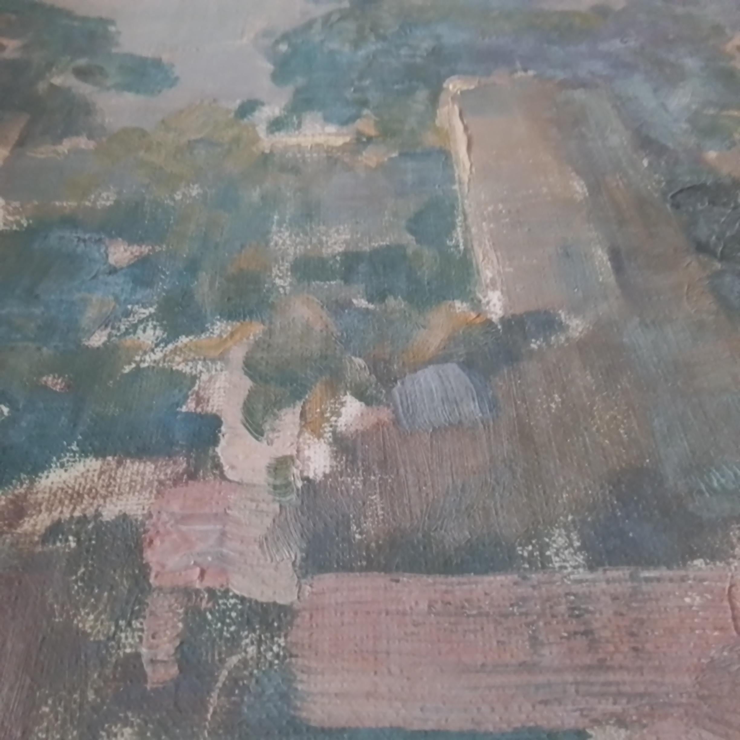 Quadro d'arte francese d'epoca di Paul Emile Lecomte - Olio su tela, firmato in vendita 12