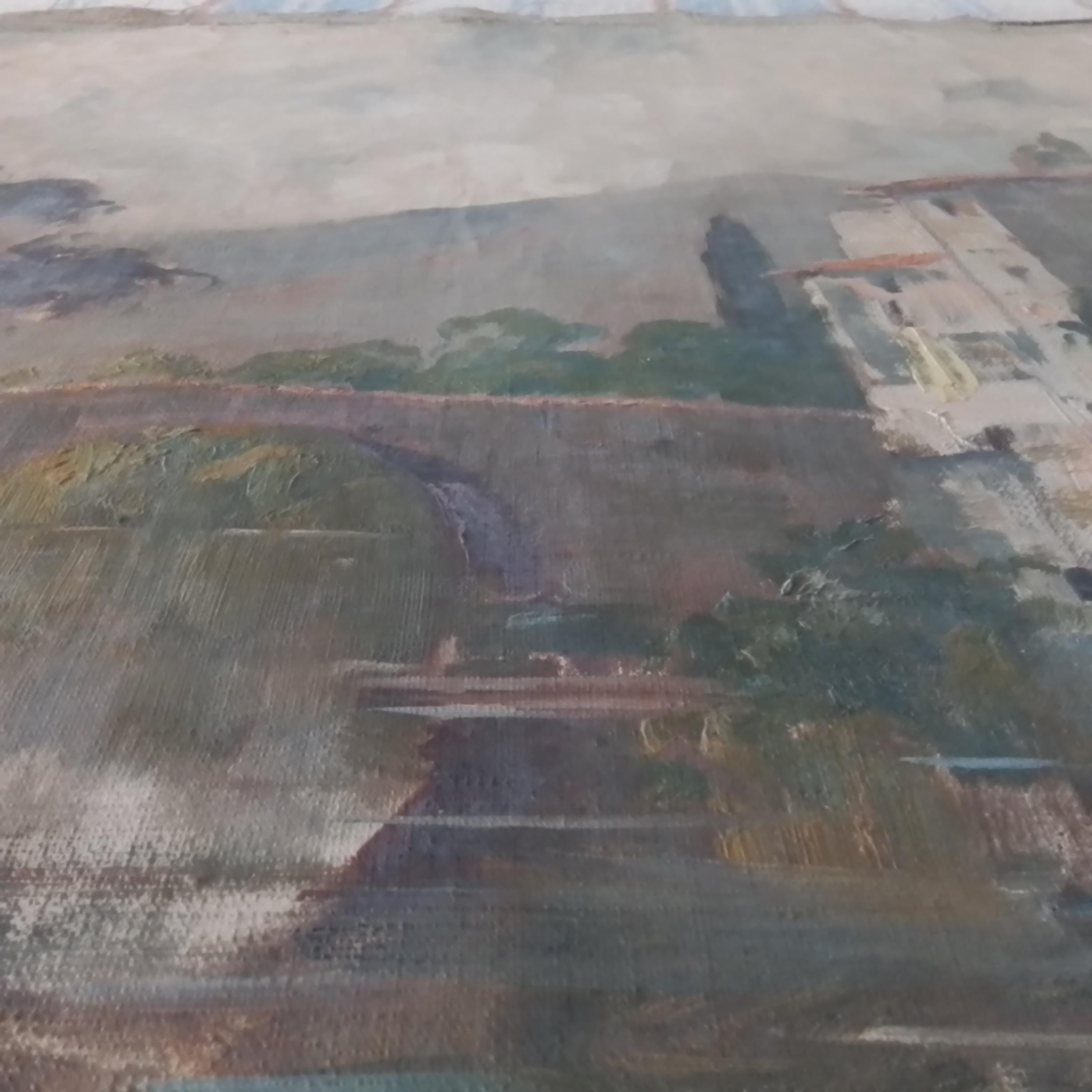 Quadro d'arte francese d'epoca di Paul Emile Lecomte - Olio su tela, firmato in vendita 8