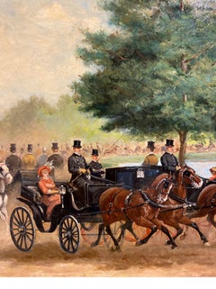 Calèches au Bois de Boulogne