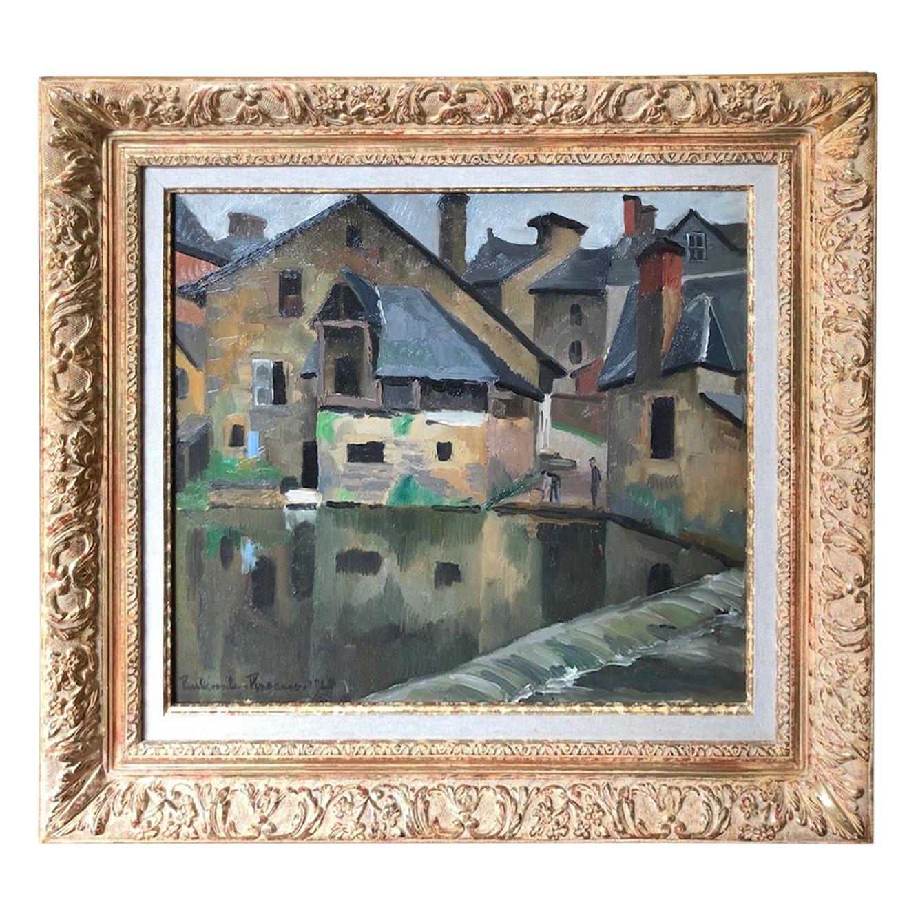 Paul Emile Pissarro, LA LAVANDIÈRE, 1928 For Sale