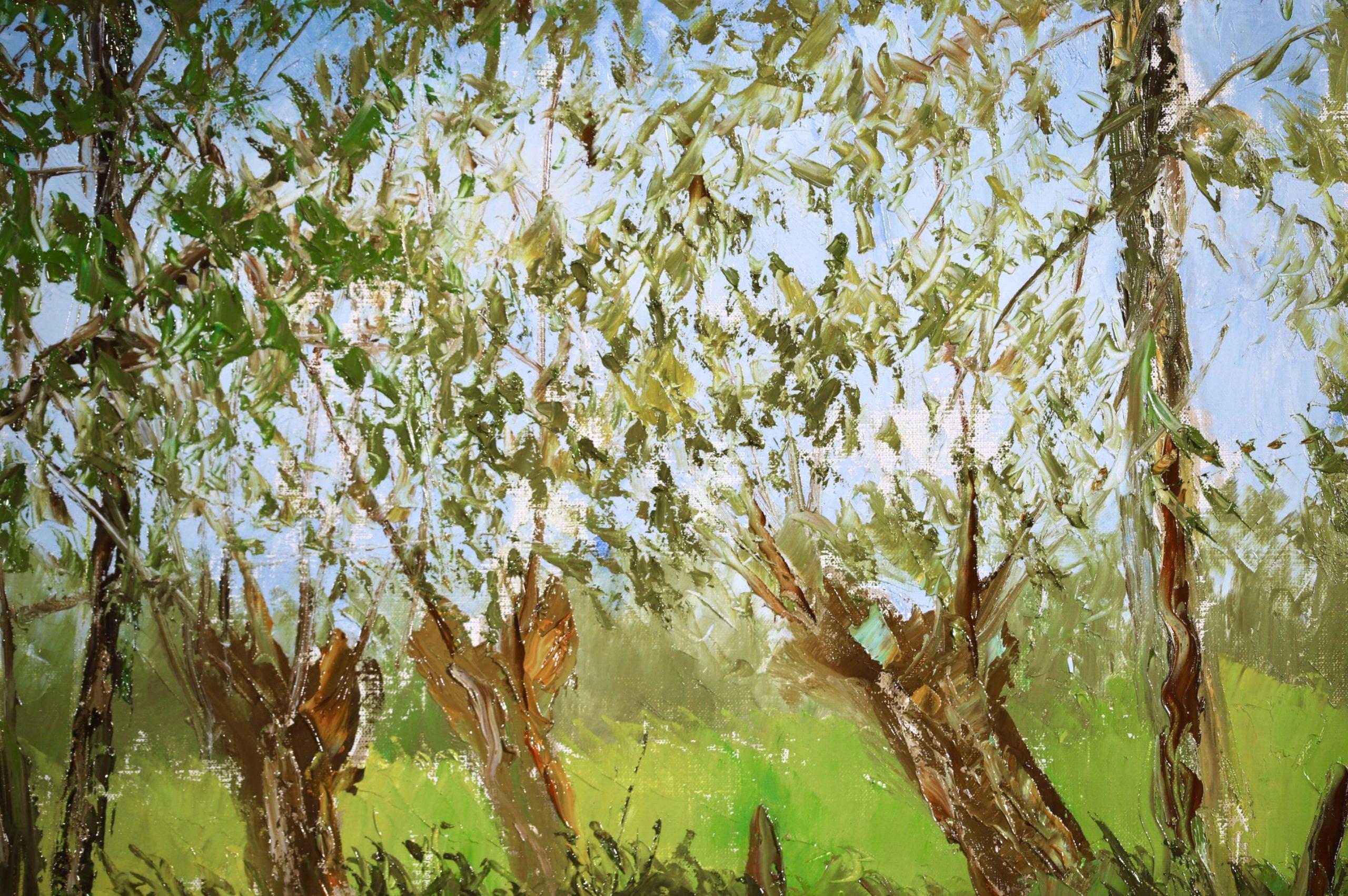 Bords de L'Orne - Paisaje impresionista Pintura al óleo de Paul-Emile Pissarro 2
