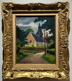Famous PISSARRO French POST-IMPRESSIONIST “L’entree Village” W/ COA from ARTIST