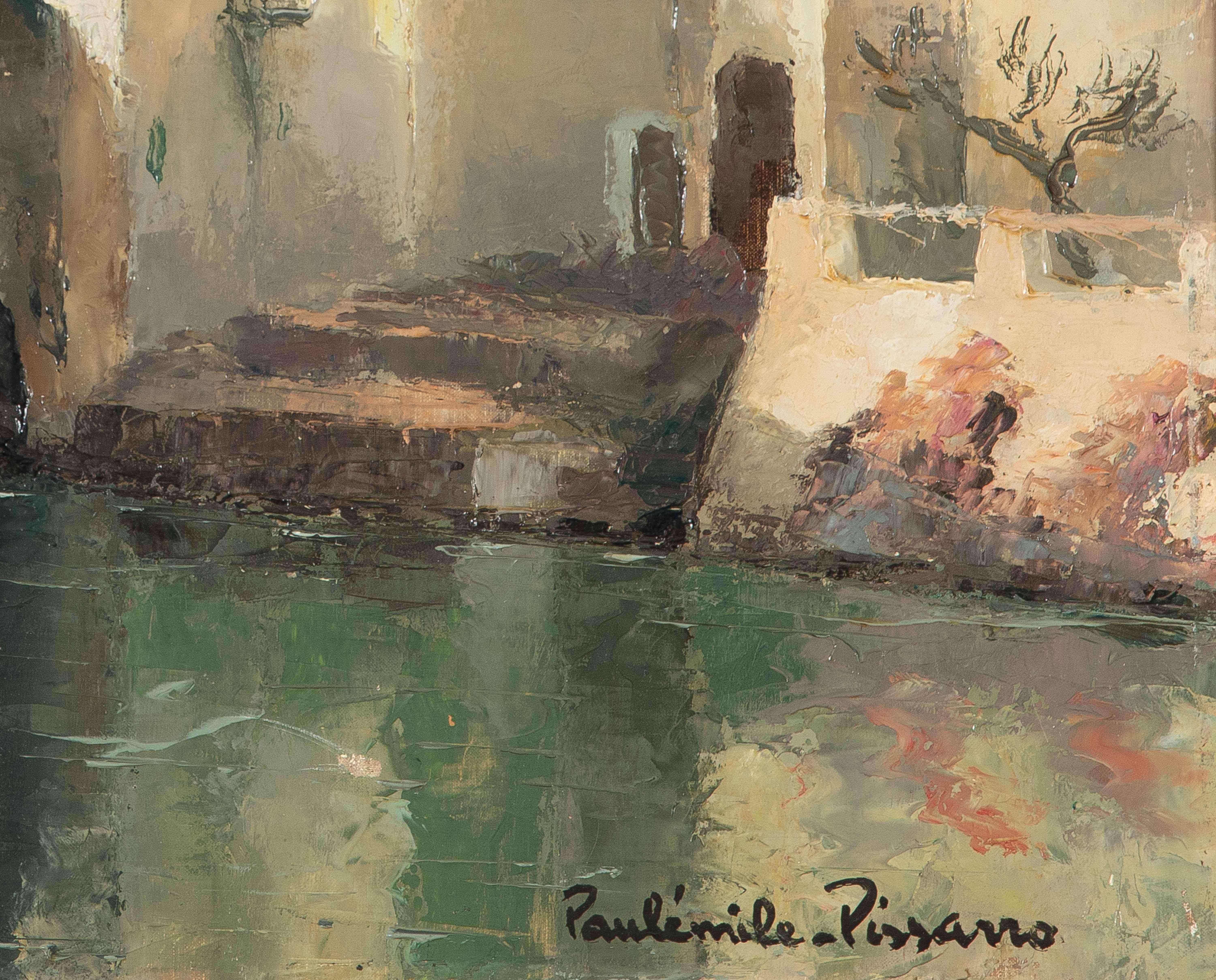 La Bevera, Sospel by Paulémile Pissarro - Landscape, oil painting For Sale 1