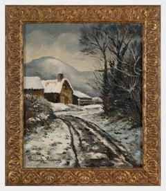 La Corderie et le Pain de Sucre von Paulémile Pissarro - Schneegemälde, Öl
