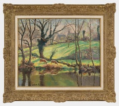 L'Orne à la Chaize di Paulémile Pissarro - Paesaggio, Pittura a olio, XX secolo