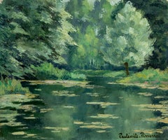 Marais Poitevin de Paulémile Pissarro - Pintura de paisaje