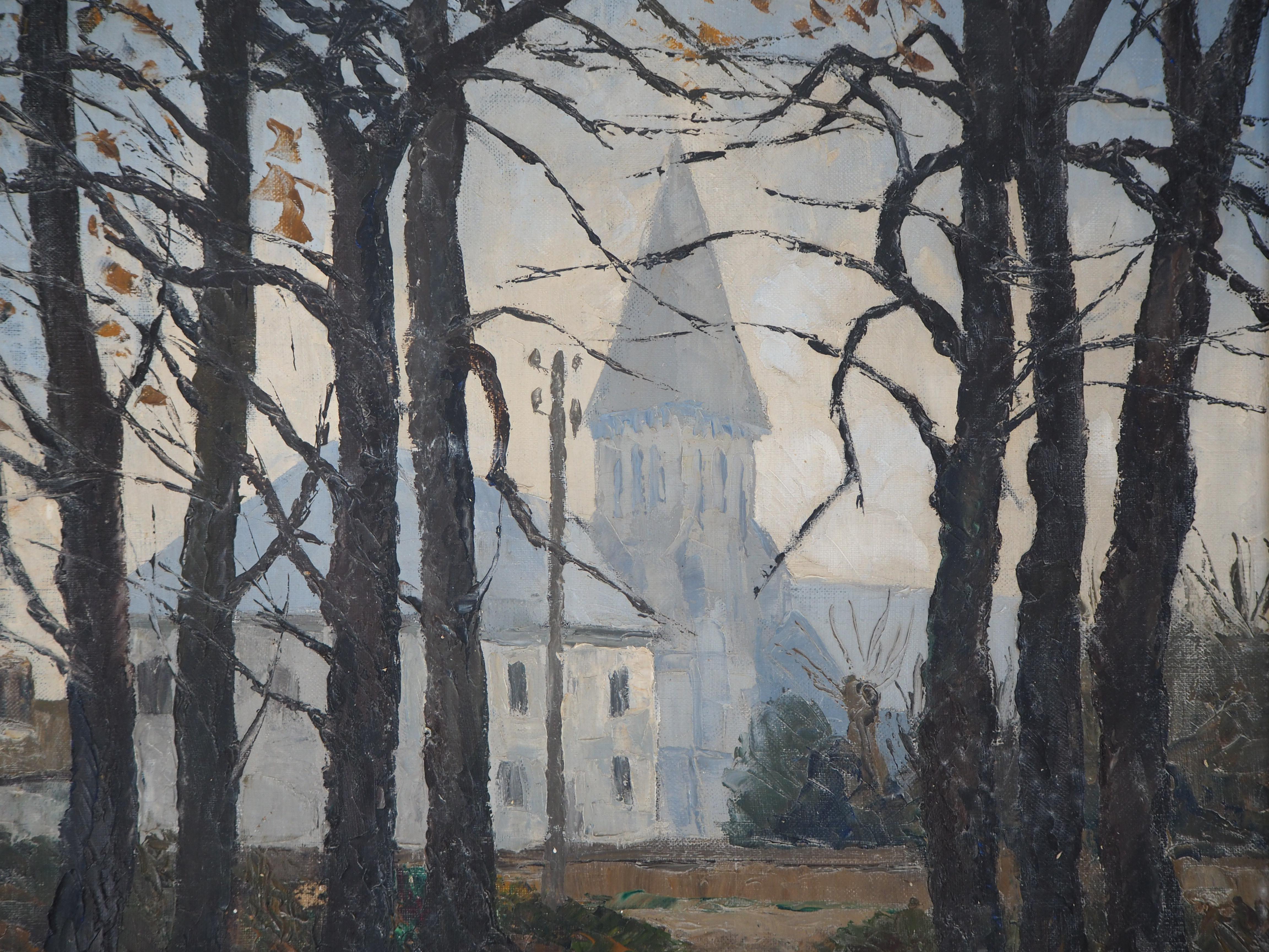 Paul Emile PISSARRO
Normandy : Church of St Denis

Original oil on canvas
Hansigned bottom left
(Signed again and titled on the back)
On canvas 46 x 61 cm (c. 18 x 24 inch)
Presented in wood frame 60 x 75 cm (c. 24 x 30 inch)

Excellent condition,